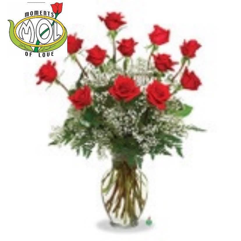 Moments of Love red rose arrangement