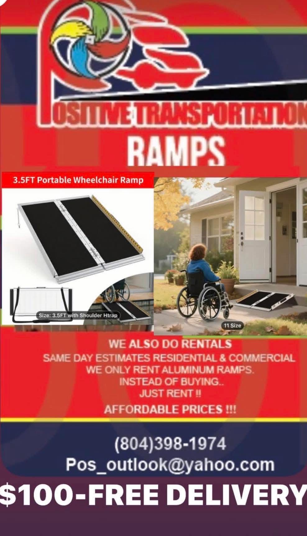 Positive Transportation Ramps — aluminum wheelchair ramps